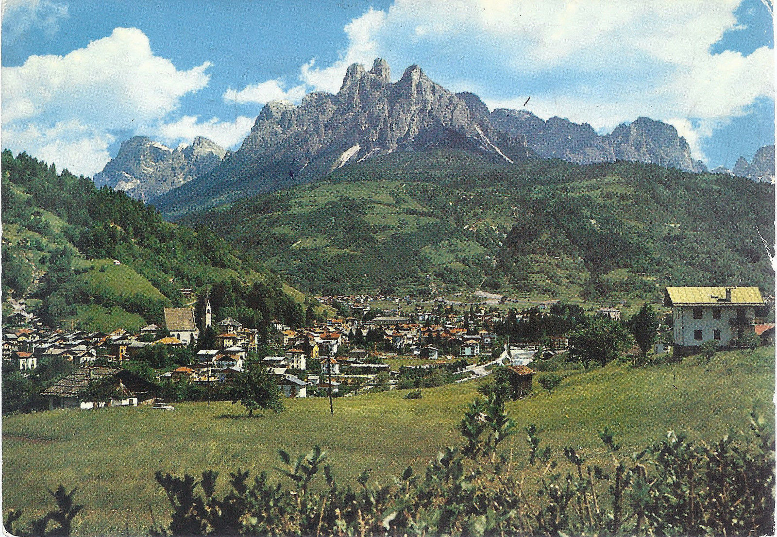 FIERA DI PRIMIERO - VEDUTA CON SIROR E TONADICO - V 1972 - F