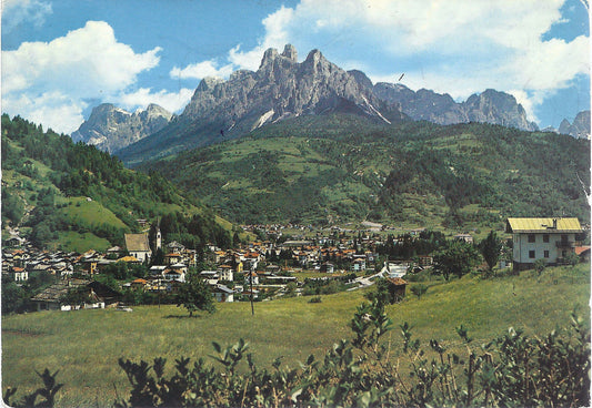 FIERA DI PRIMIERO - VEDUTA CON SIROR E TONADICO - V 1972 - F