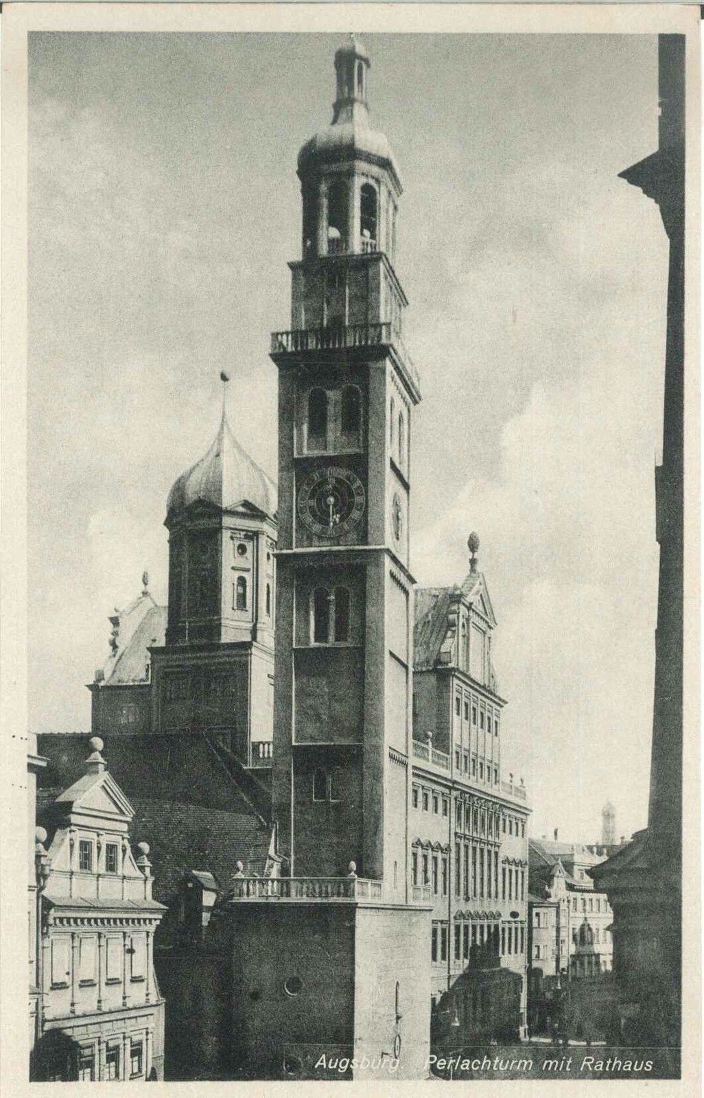 AUSBURG - PERLACHTURM MIT RATHAUS - NV
