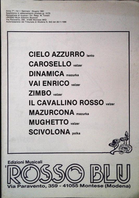 LISCIO - RACCOLTA NOVE BRANI - SPARTITO-SHEET MUSIC