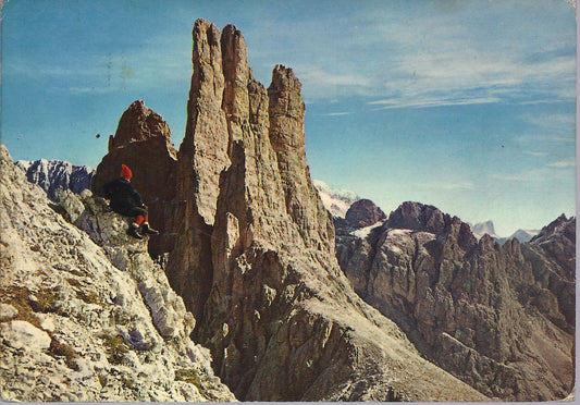 LE TORRI DEL VAJOLET - DOLOMITI - V 1970 - FG