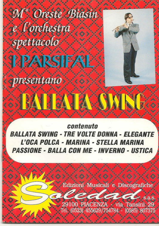 ORESTE BIASIN E I PARSIFAL - 10 BRANI - SPARTITO-SHEET MUSIC
