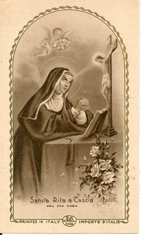 SANTA RITA DA CASCIA - HOLY CARD