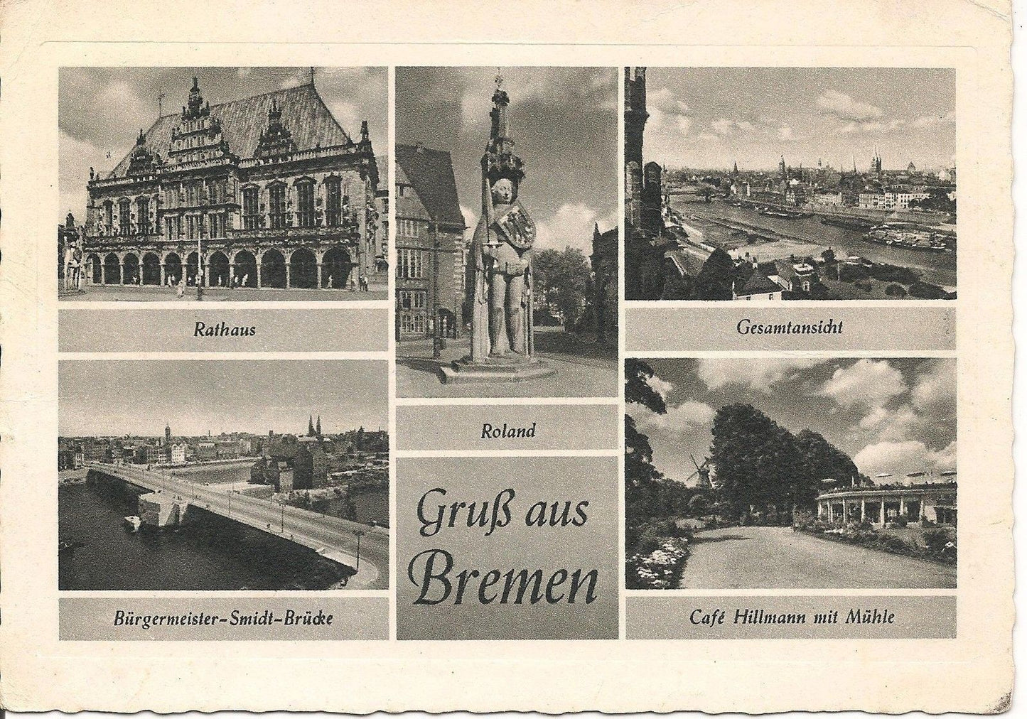 GRUSS AUS BREMEN - 5VEDUTE/5BILDER - V/G1960