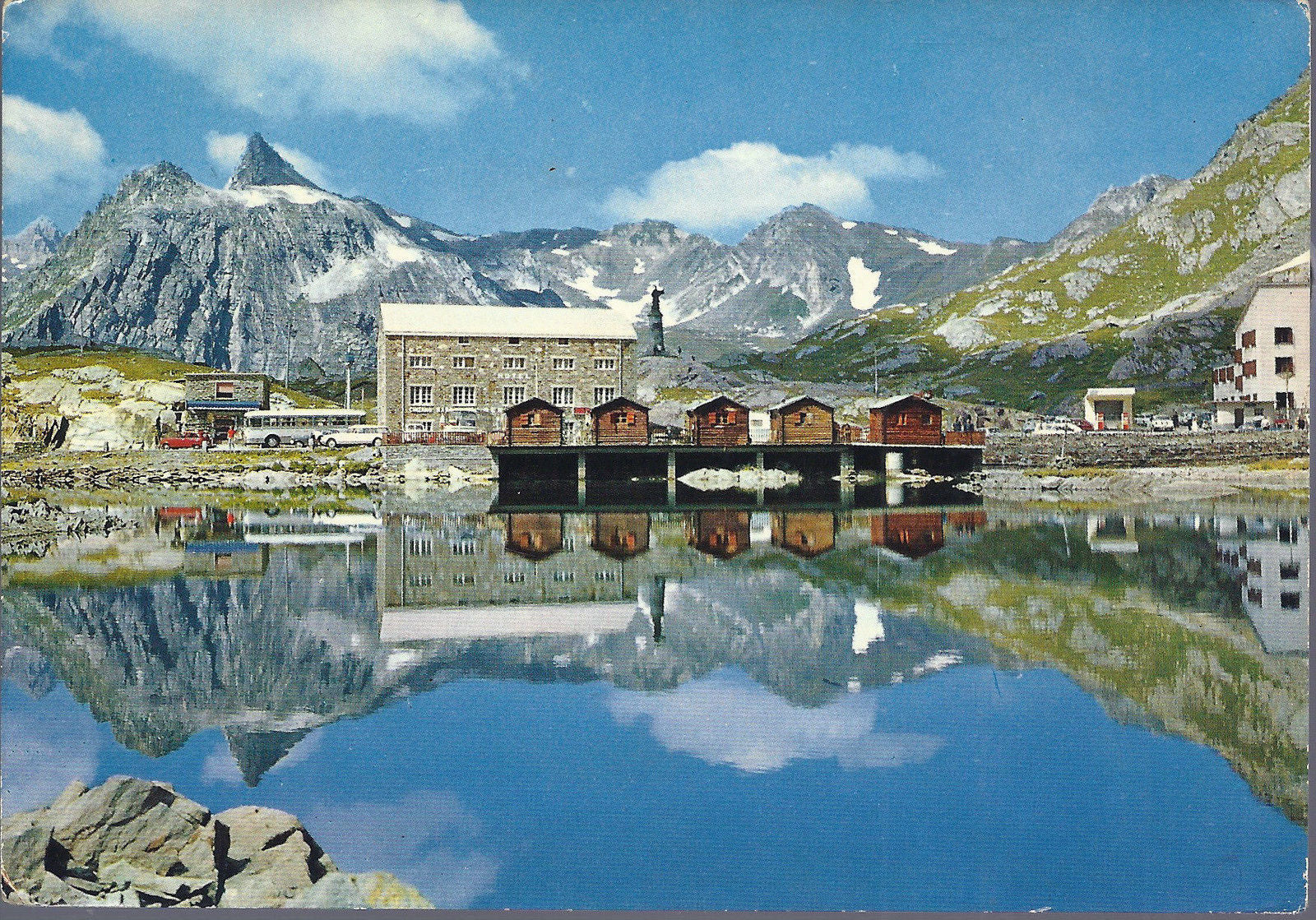 COLLE DEL GRAN S. BERNARDO - FRONTIERA ITALIANA E LAGHETTO -