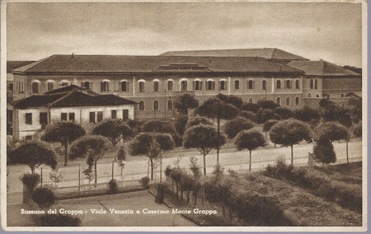 BASSANO DEL GRAPPA - VIALE VENEZIA E CASERMA MONTE GRAPPA - 