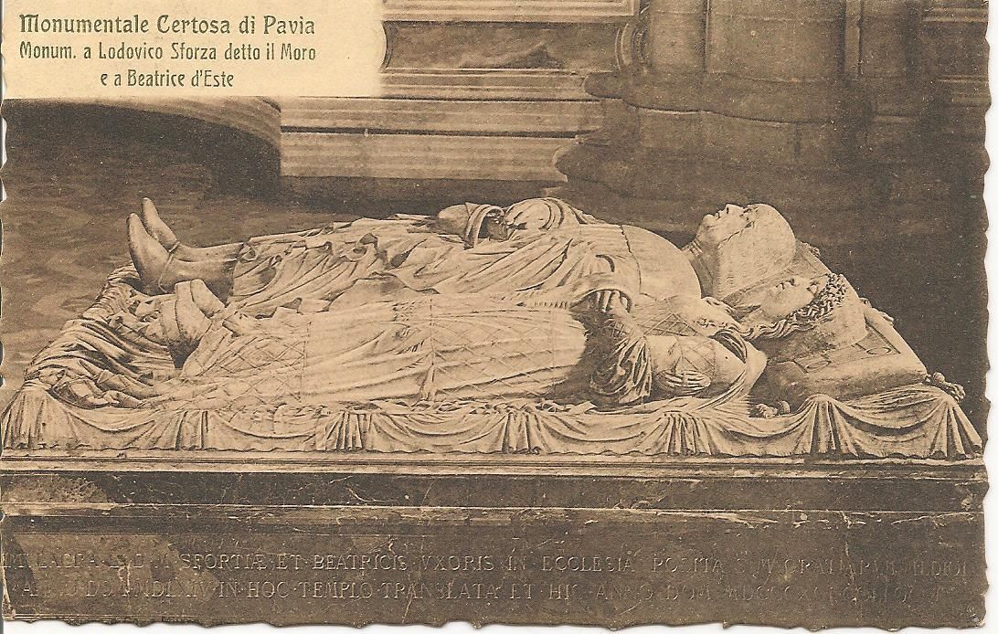 CERTOSA DI PAVIA - MONUMENTO A LODOVICO SFORZA, IL MORO E A 