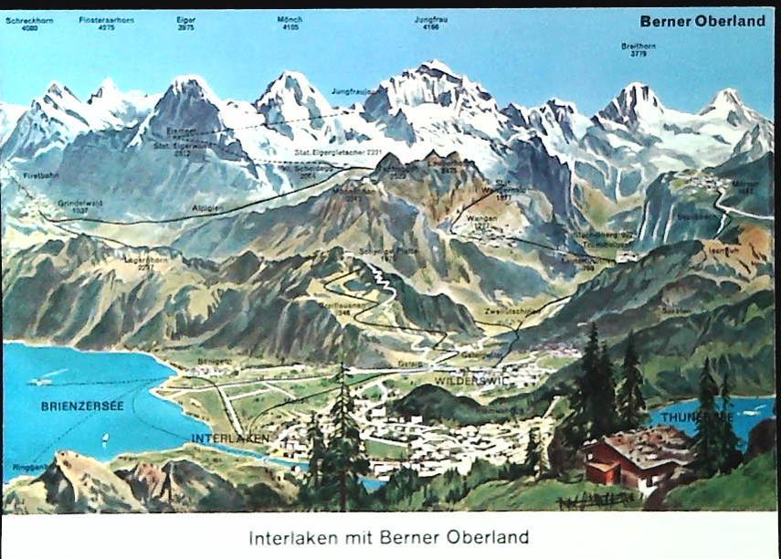 INTERLAKEN MIT BERNER OBERLAND - NV