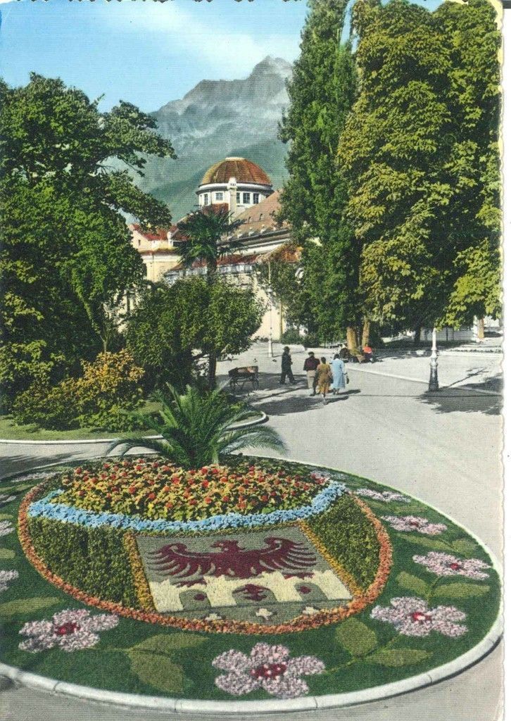 MERANO - PASSEGGIATA D'INVERNO - V1962 - ACQUARELLATA