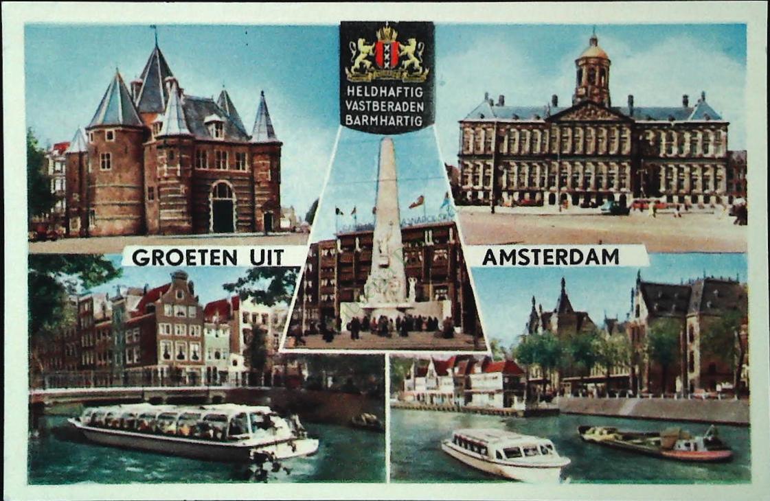 GROETEN UIT AMSTERDAM - CINQUE VEDUTE - NV
