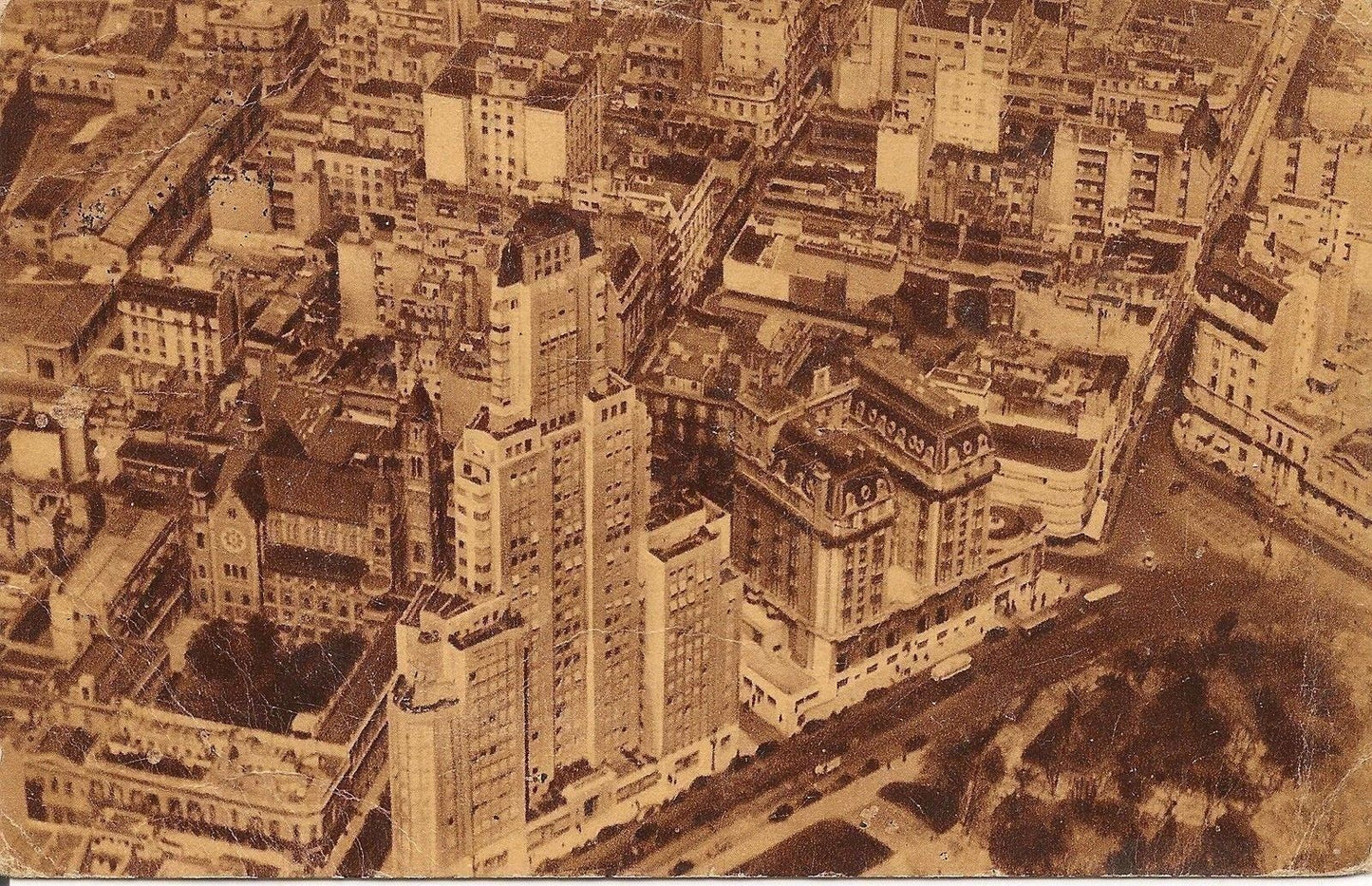 BUENOS AYRES - VISTA AEREA - IL QUARTIERE DEL RETIRO CON L&a