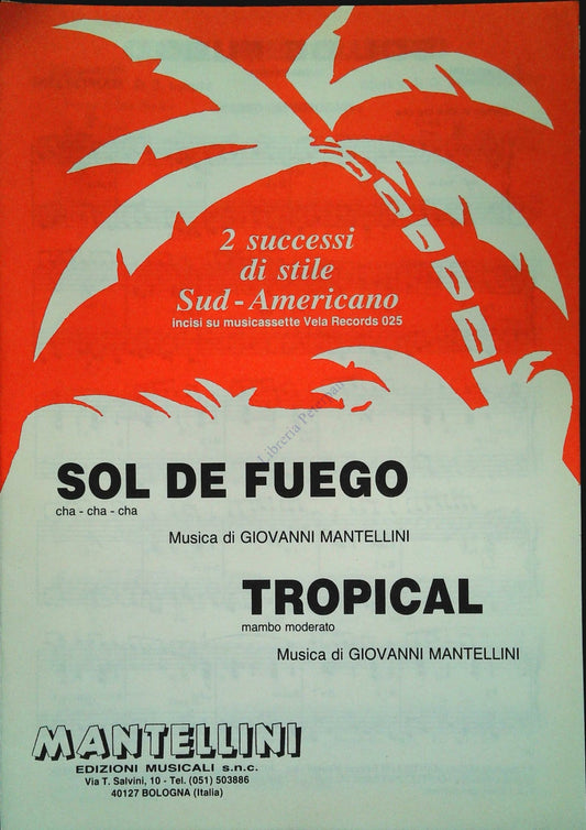 SOL DE FUEGO cha-cha-cha - TROPICAL mambo - SPARTITO-SHEET MUSIC