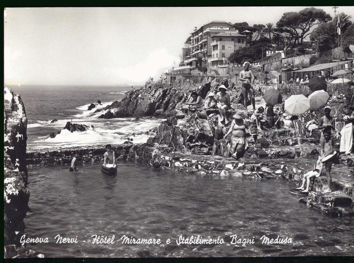 GENOVA NERVI - HOTEL MIRAMARE E BAGNI MEDUSA NV