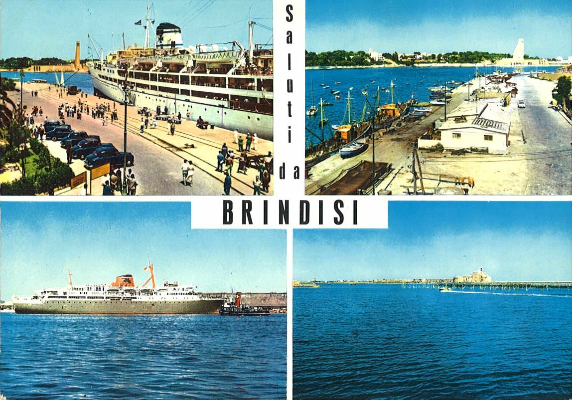 BRINDISI - QUATTRO VEDUTE - V1966