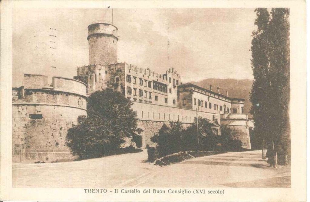TRENTO - CASTELLO DEL BUON CONSIGLIO - V1924