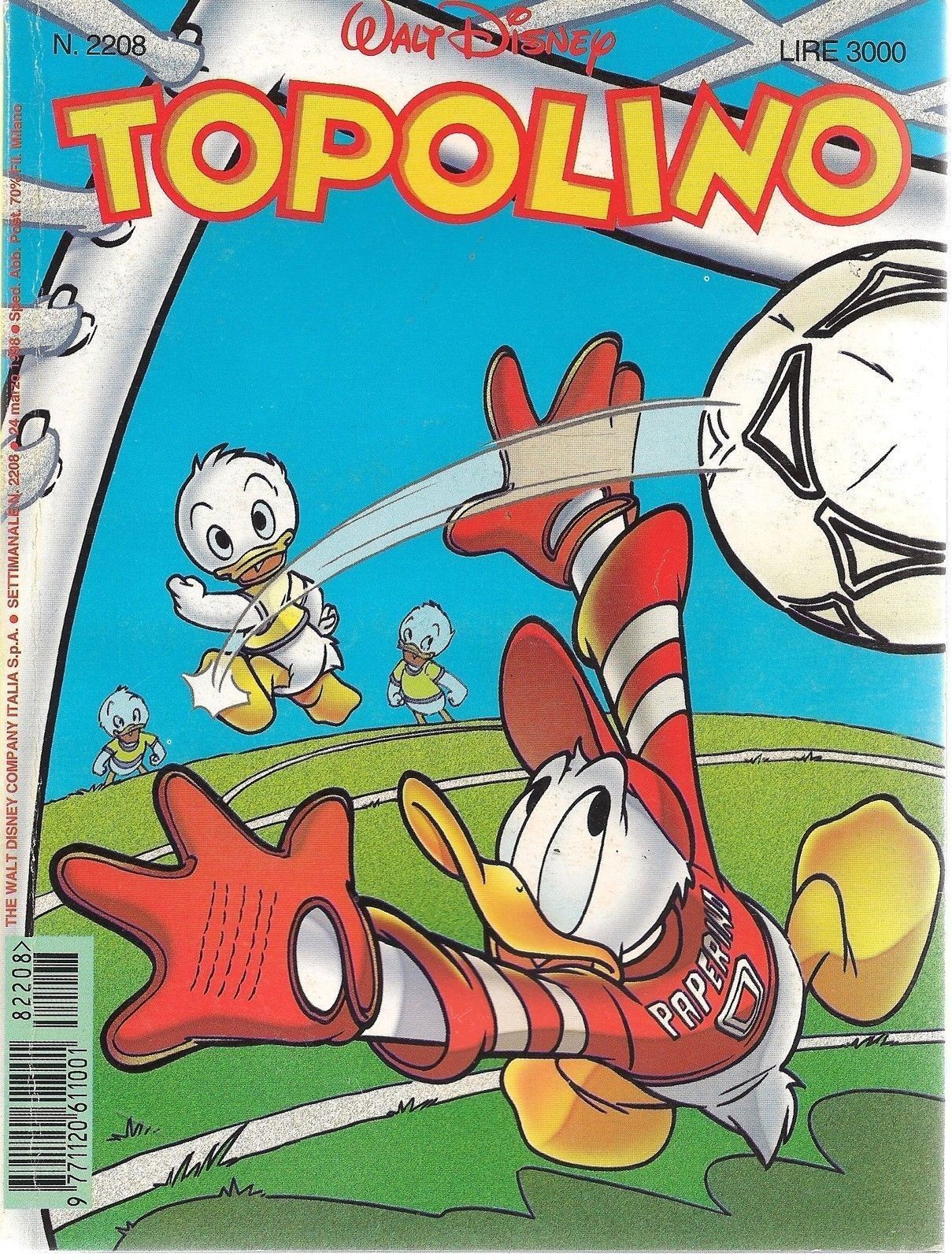 TOPOLINO N° 2208 - 24 MARZO 1998