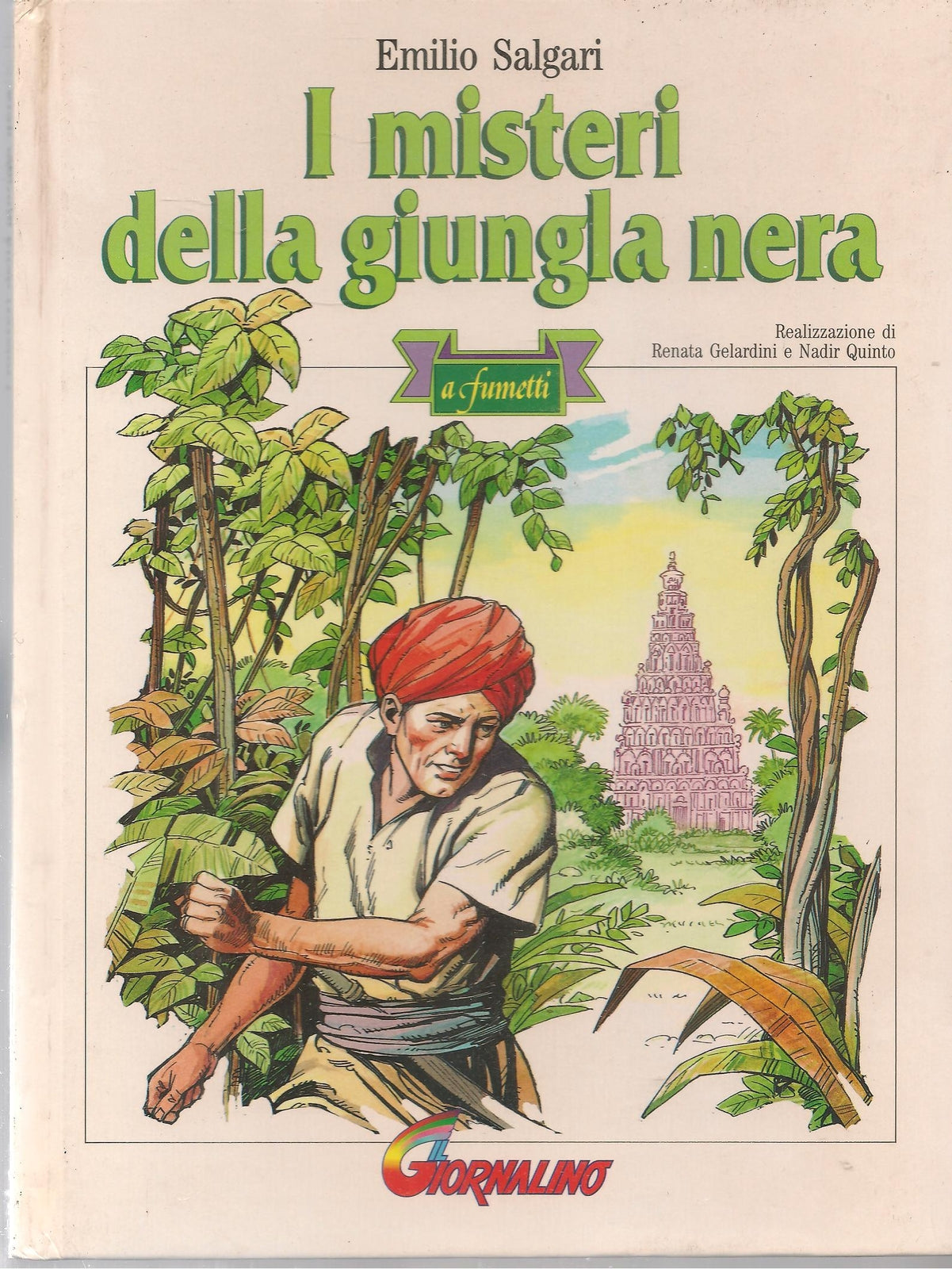 I MISTERI DELLA GIUNGLA NERA A FUMETTI- EMILIO SALGARI