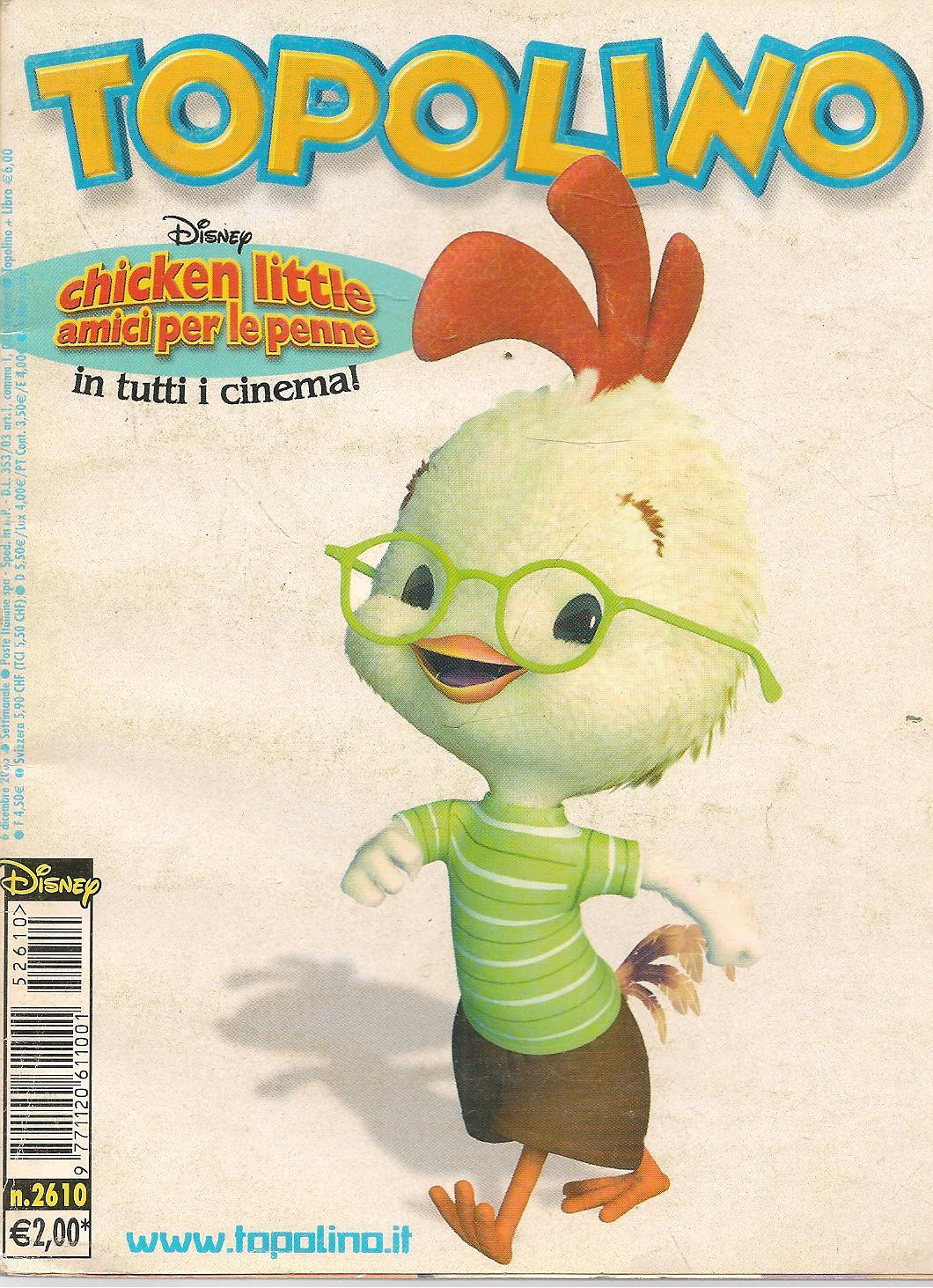 TOPOLINO N. 2610 6 DICEMBRE 2005