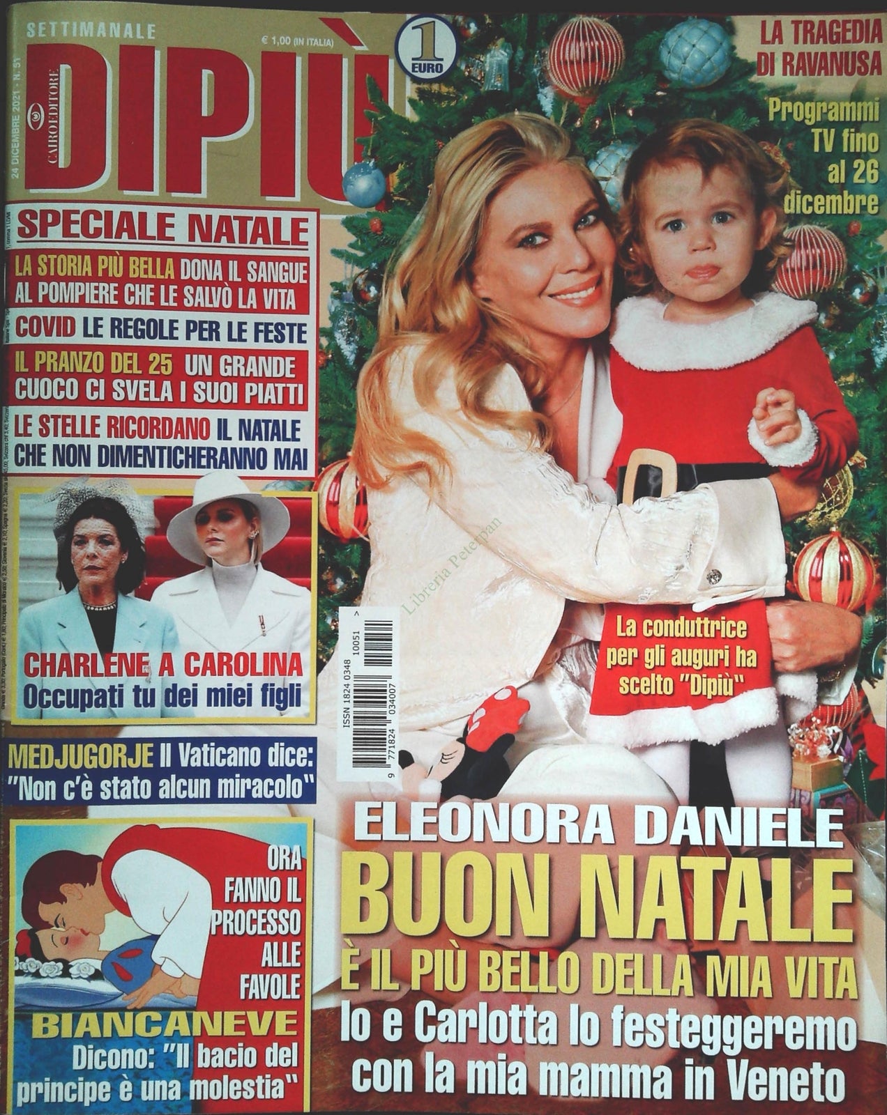 DI PIU' 24 DICEMBRE 2021 - ELONORA DANIELE - TRAGEDIA RAVANUSA - OUTLET DEL LIBR