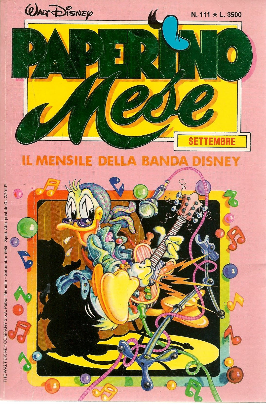 PAPERINO MESE N. 111 - SETTEMBRE 1989