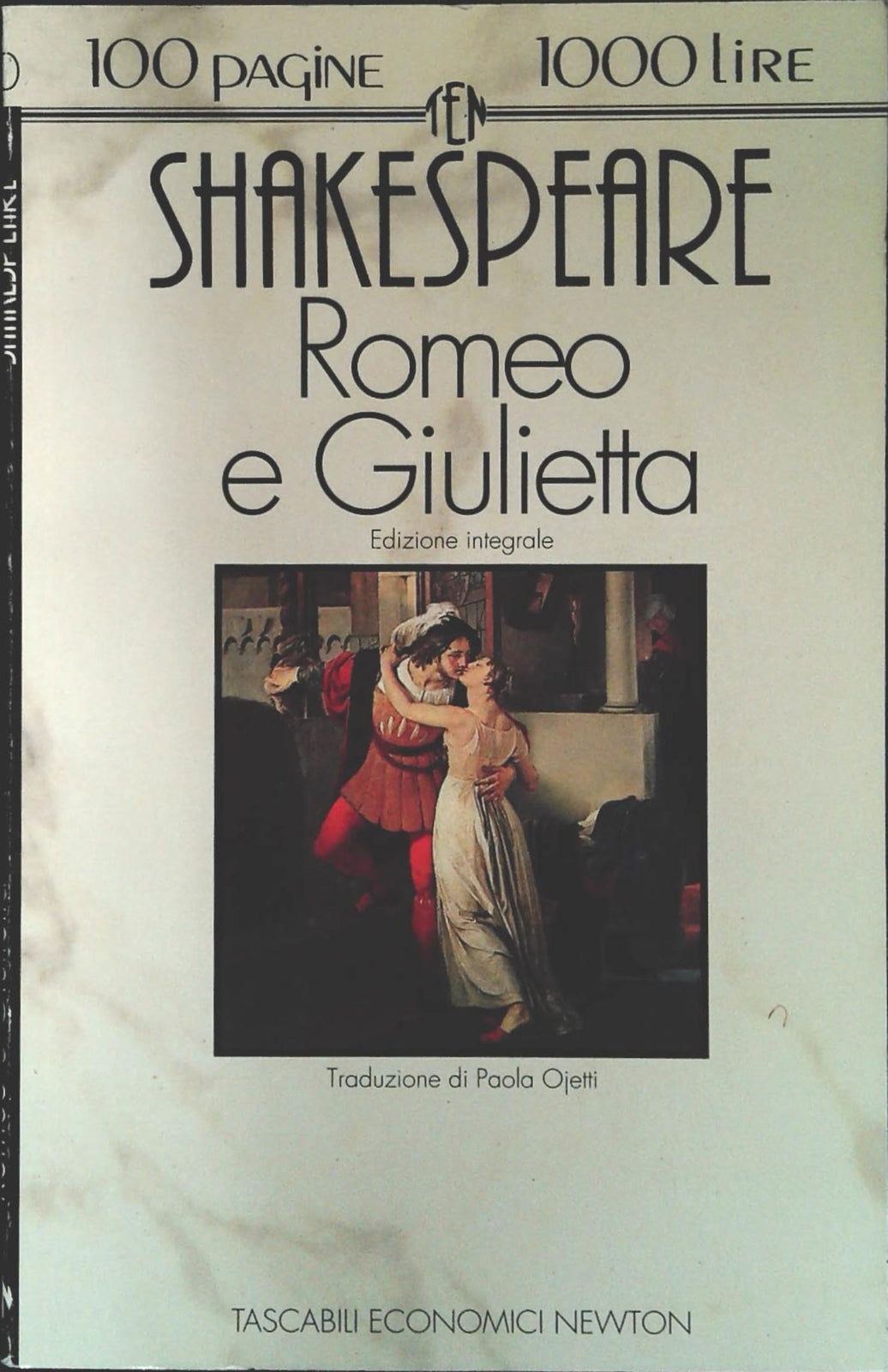 ROMEO E GIULIETTA - SHAKESPEARE - TASC. ECONOMICI NEWTON 1993