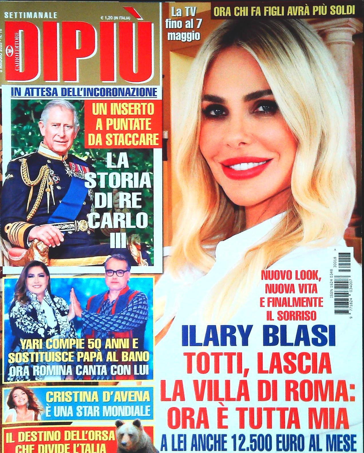 DI PIU' 5 MAGGIO 2023 - ILARY BLASI - YARI CARRISI - CRISTINA D'AVENA