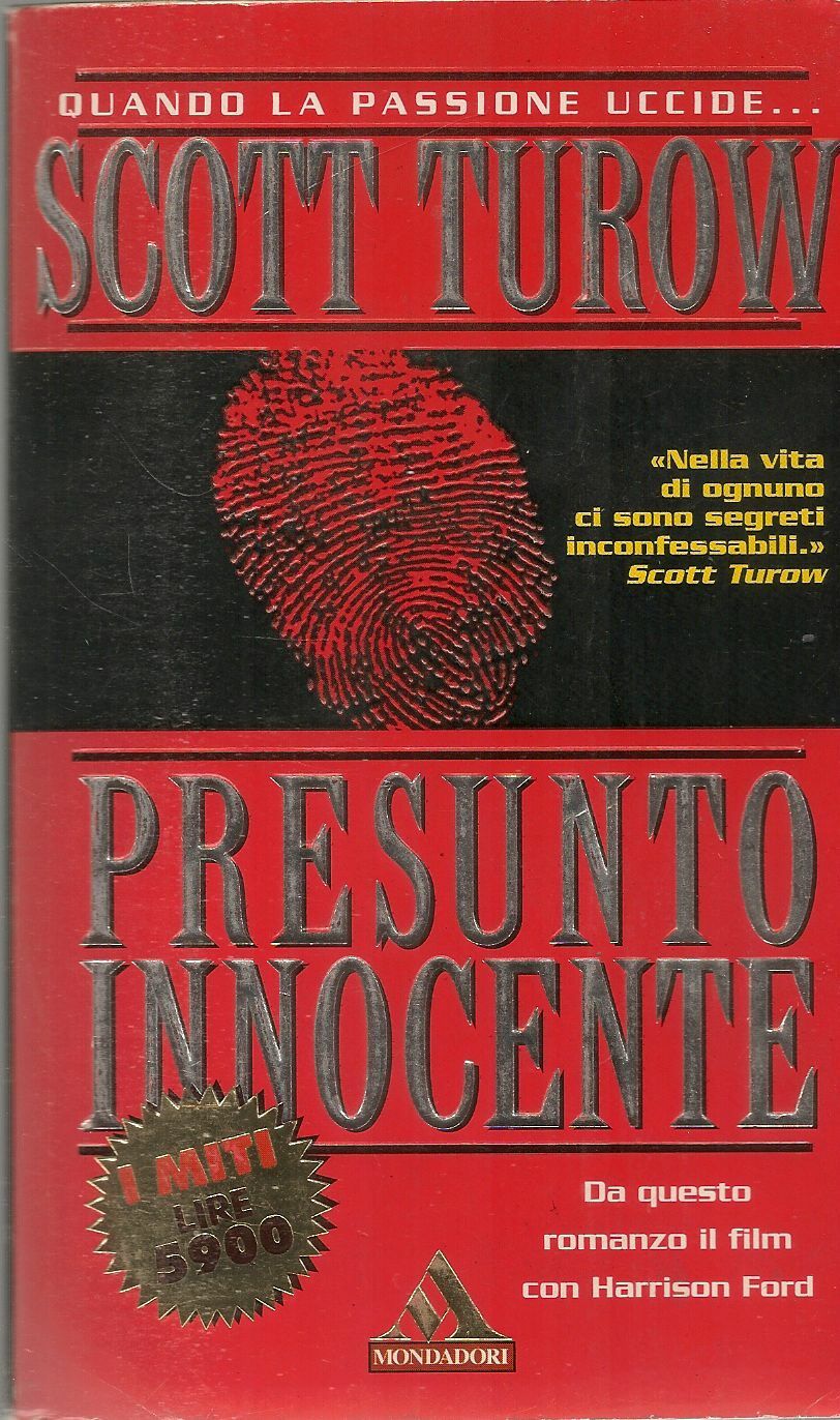 PRESUNTO INNOCENTE - SCOTT TUROW   ED. I MITI MONDADORI