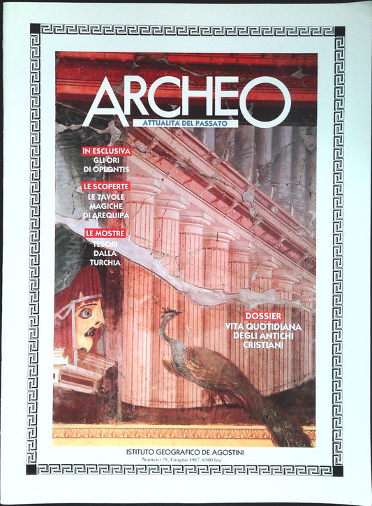 ARCHEO N. 28 - GIUGNO 1987 - PRIVO DI DOSSIER
