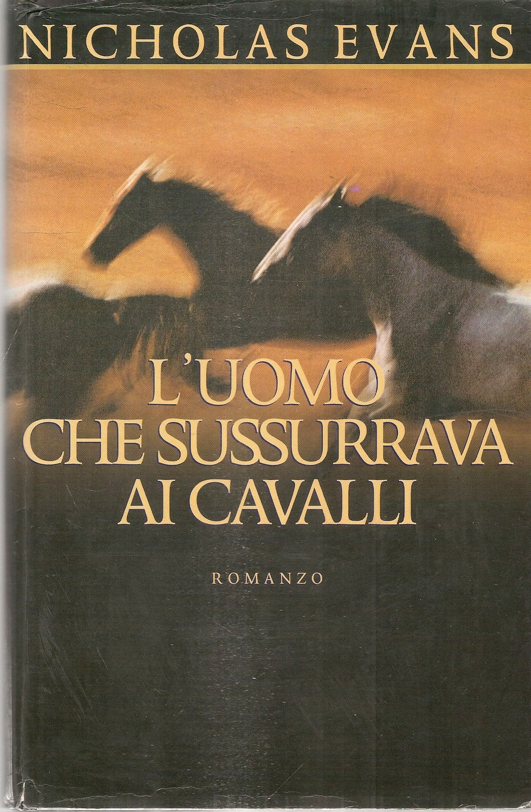 L'UOMO CHE SUSSURRAVA AI CAVALLI - NICHOLAS EVANS - ED. CDE 1998