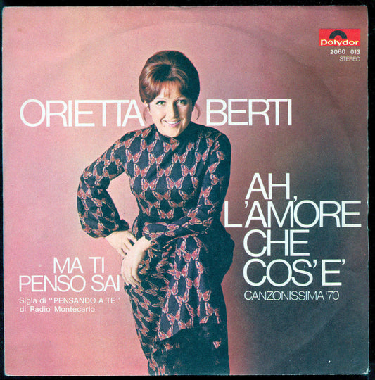 AH, L'AMORE CHE COS'E' - MA TI PENSO SAI # ORIETTA BERTI