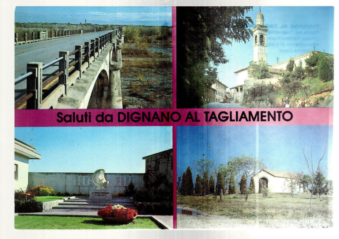 DIGNANO AL TAGLIAMENTO - 4 VEDUTE - NV