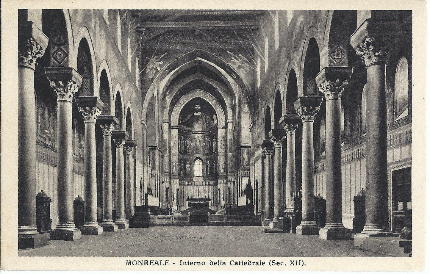 MONREALE - INTERNO DELLA CATTEDRALE (Sec. XII) - NV - FP
