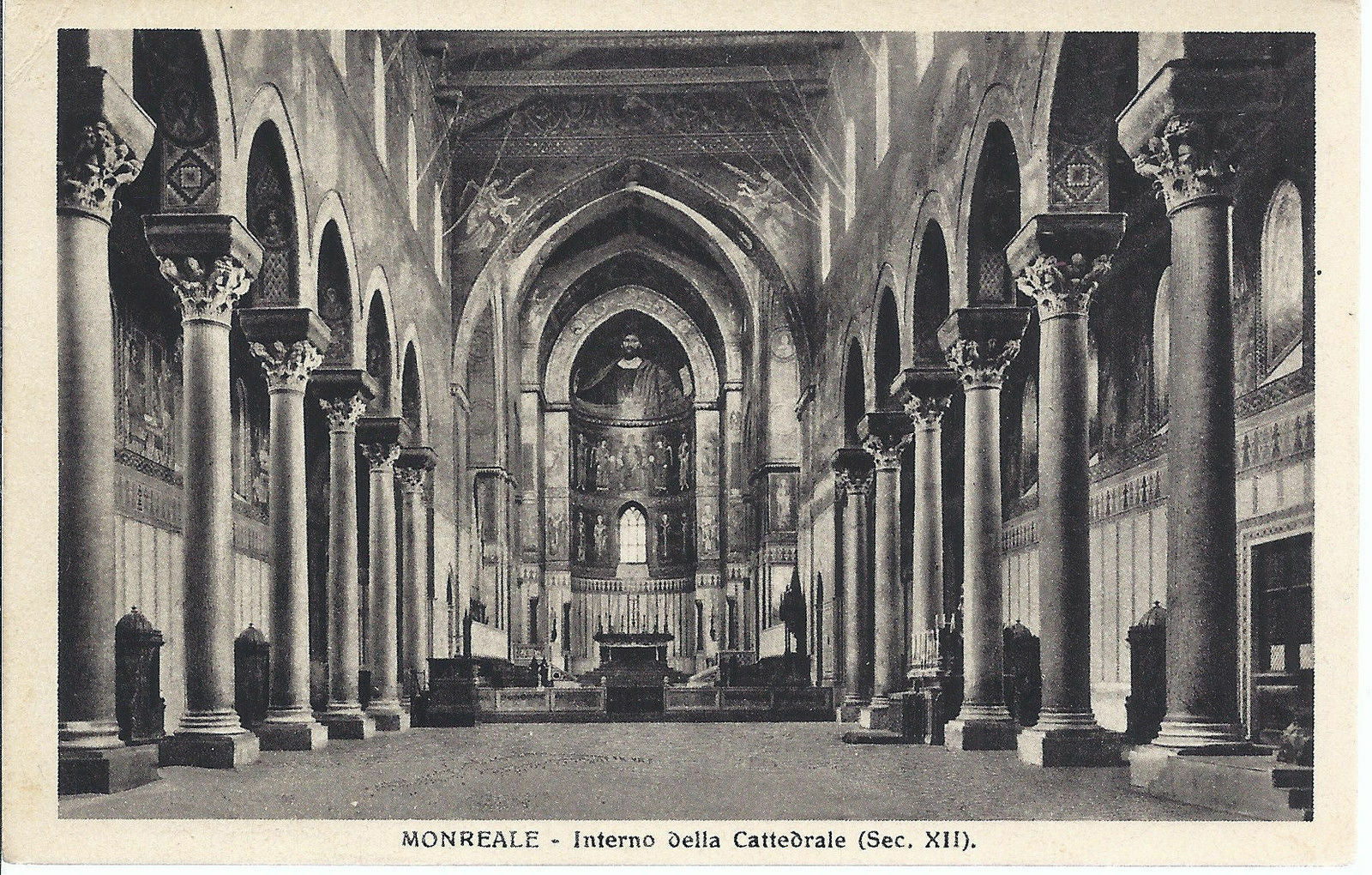 MONREALE - INTERNO DELLA CATTEDRALE (Sec. XII) - NV - FP