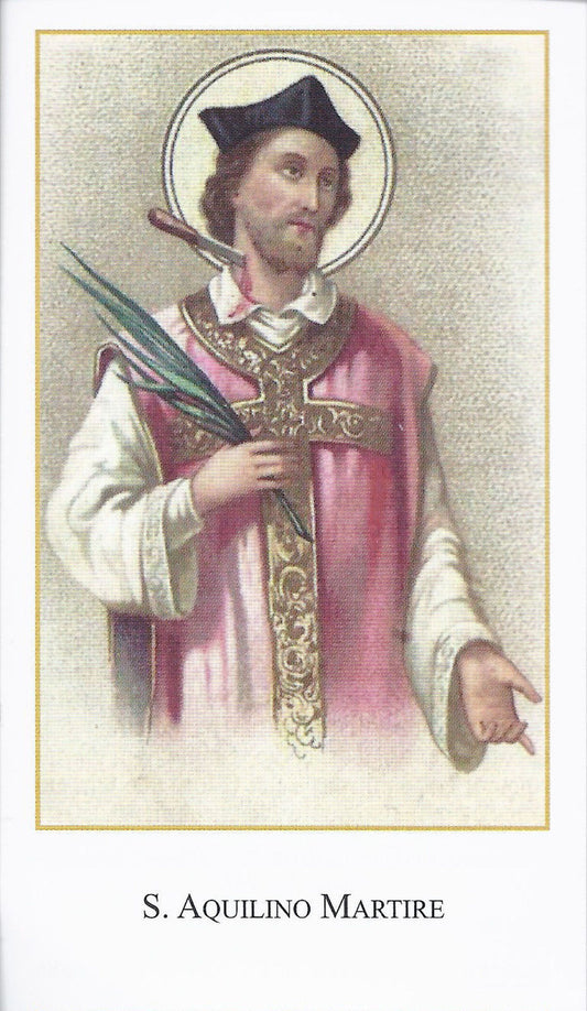 S. AQUILINO MARTIRE - SANTINO - AS013-234 - Ed. Paco