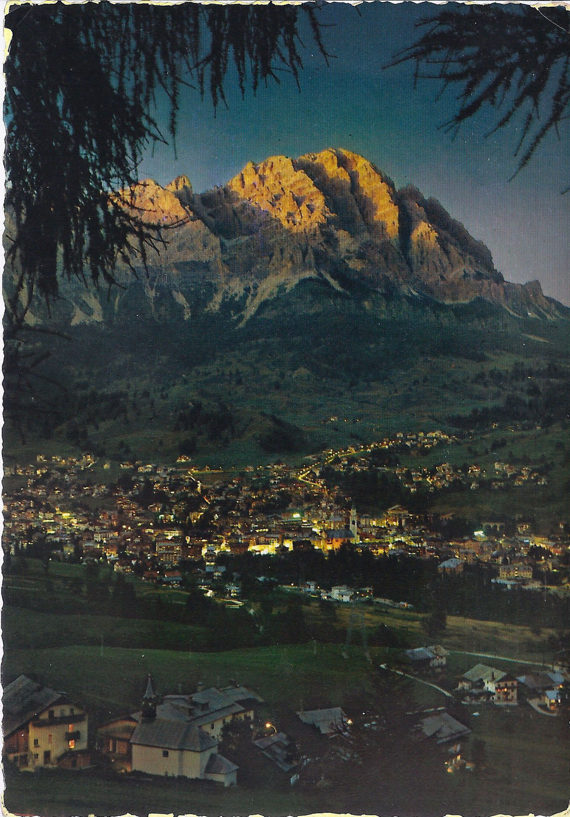 CORTINA D'AMPEZZO - MONTE CRISTALLO - NOTTURNO - V1965