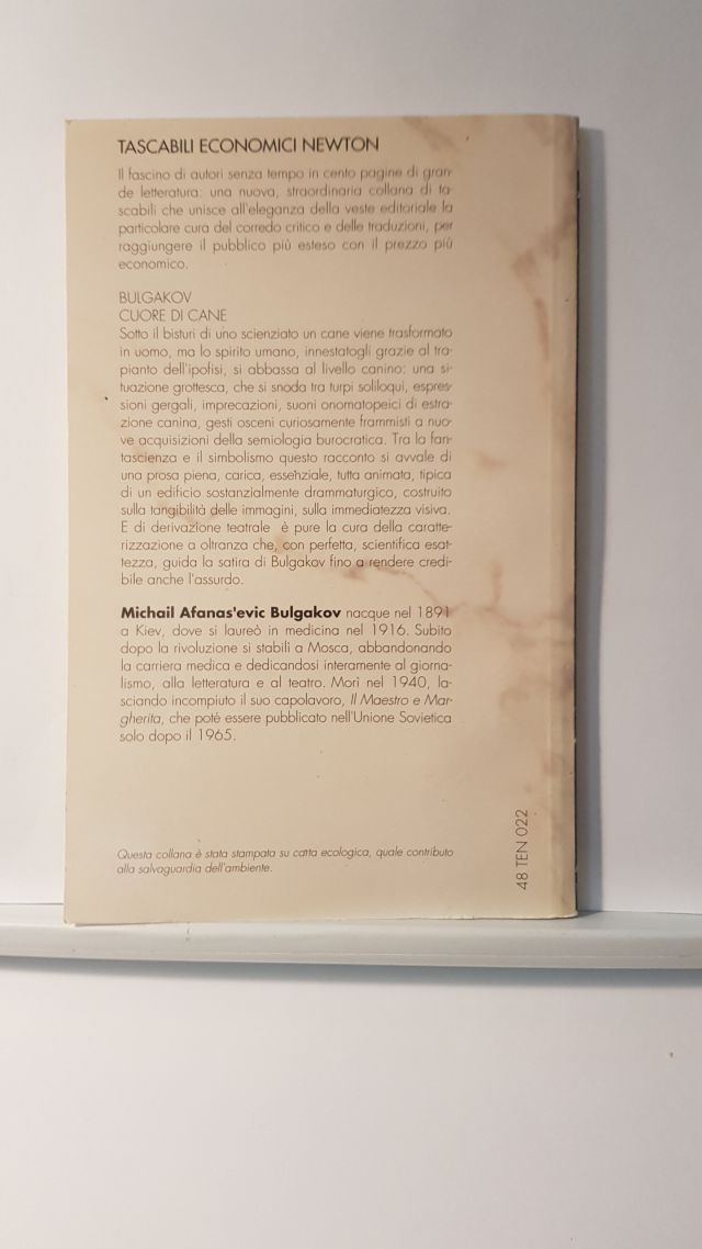 CUORE DI CANE - BULGAKOV - NEWTON 1992