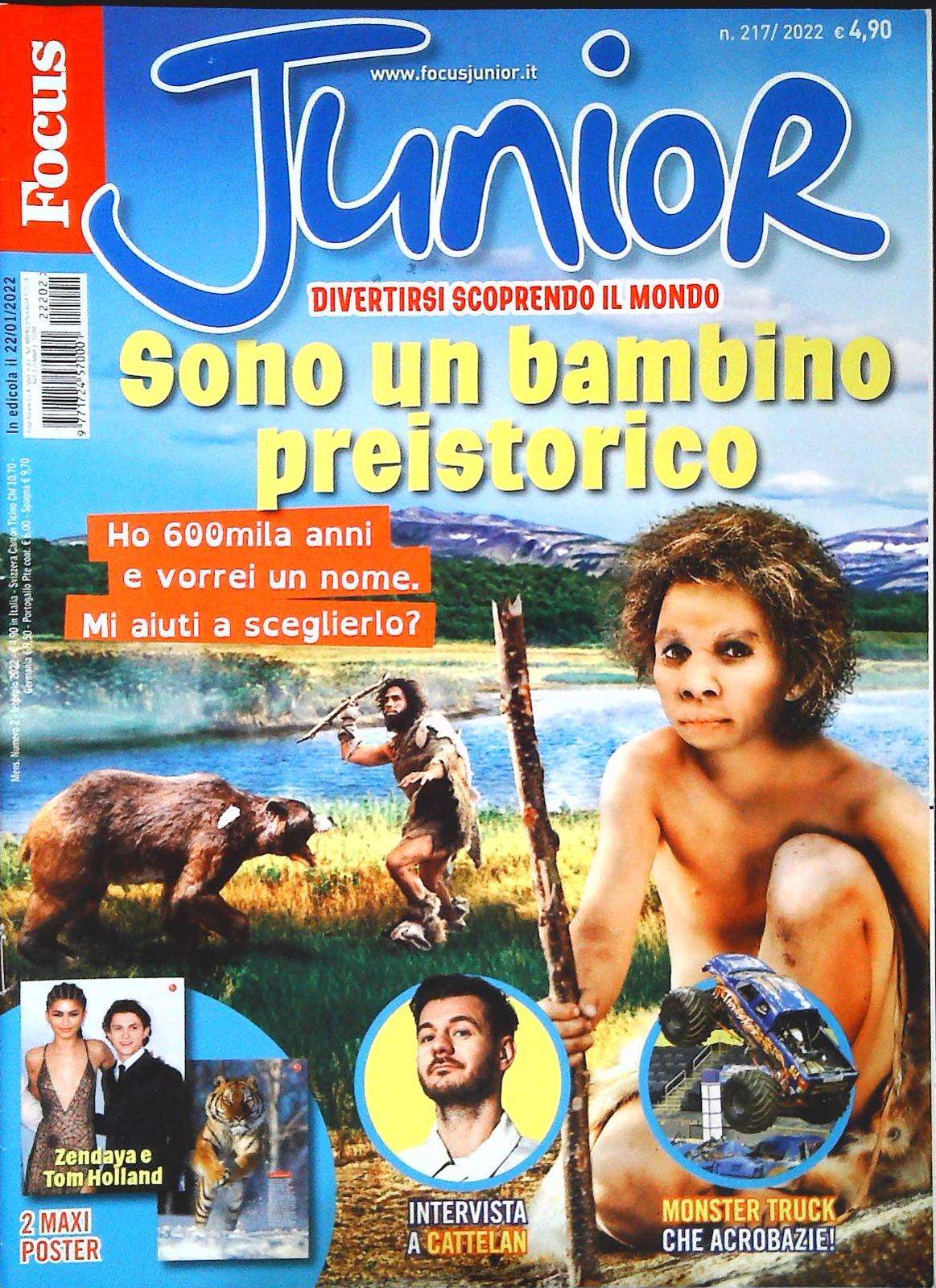 FOCUS JUNIOR N. 217 SONO UN BAMBINO PREISTORICO - OUTLET DEL LIBRO
