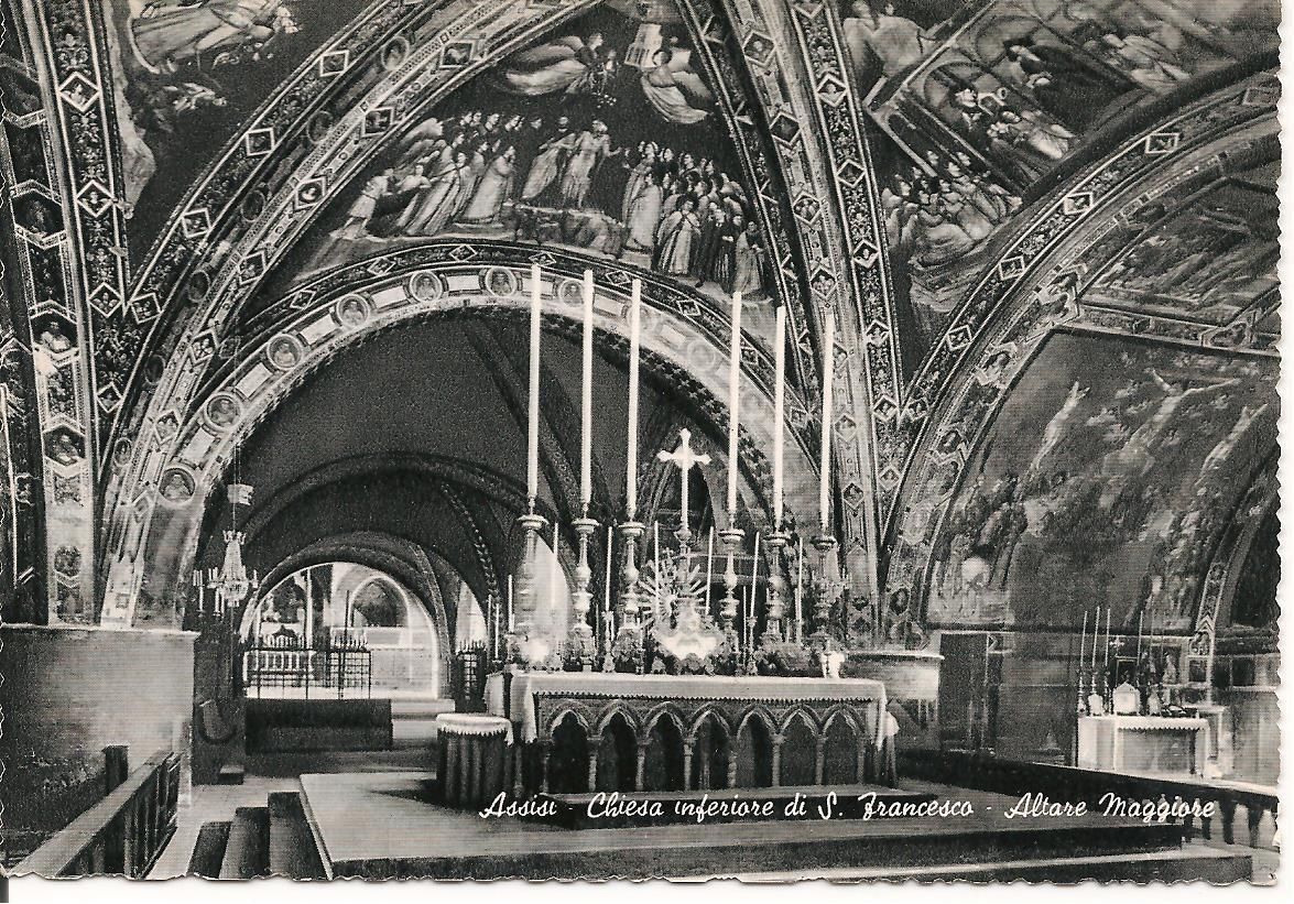ASSISI - CHIESA INFERIORE DI S. FRANCESCO  - ALTARE MAGGIORE