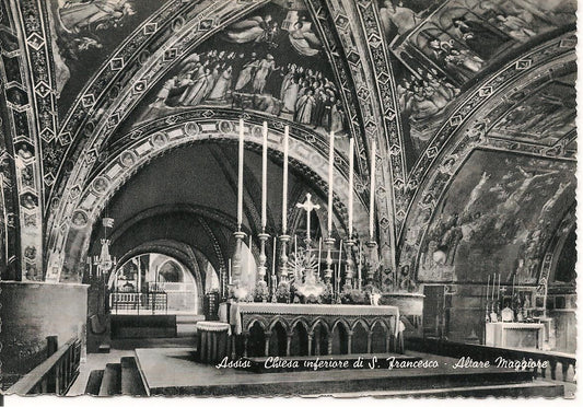ASSISI - CHIESA INFERIORE DI S. FRANCESCO  - ALTARE MAGGIORE