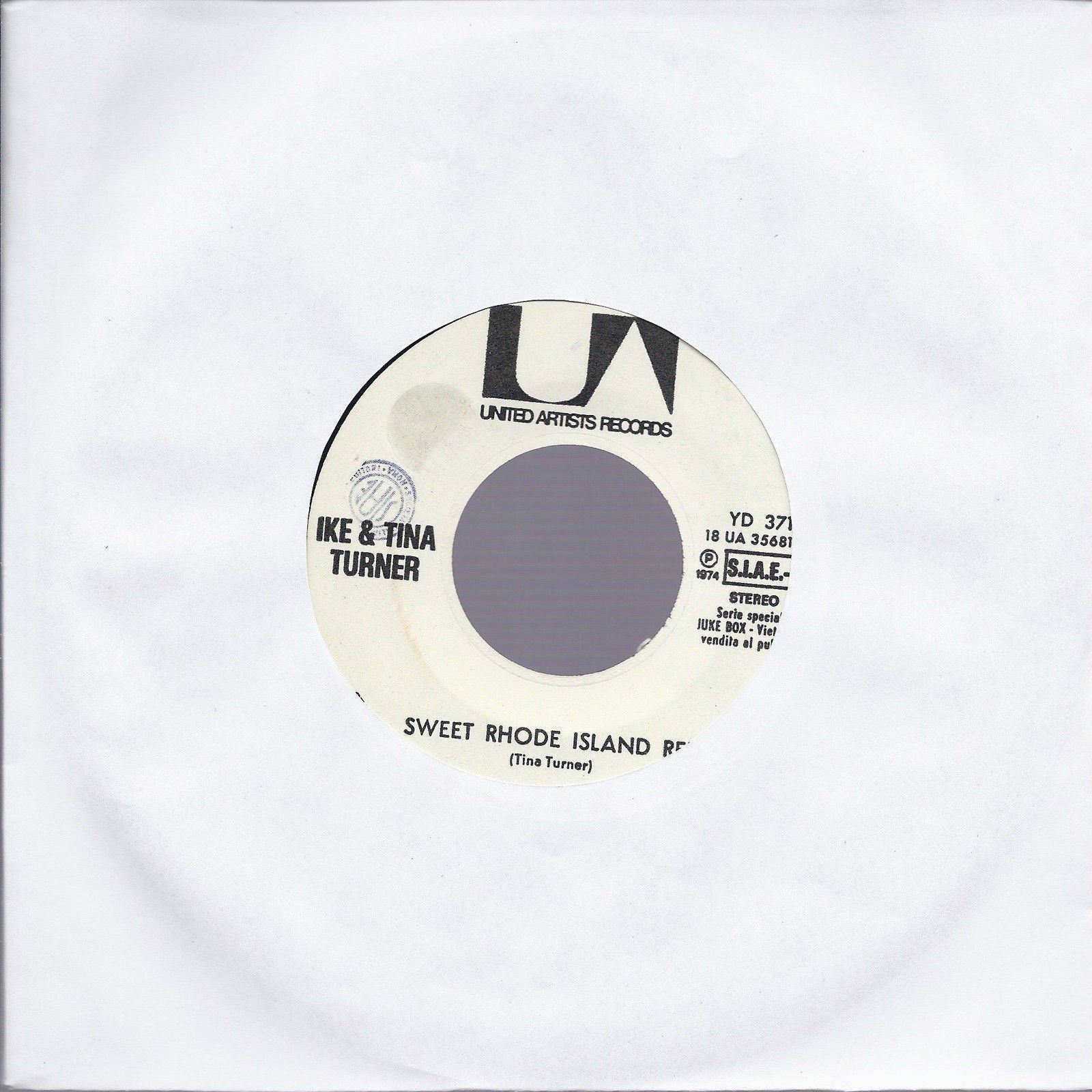 SWEET RHODE ISLAND RED # IKE & TINA TURNER = SIGNORA MIA # SANDRO GIACOBBE -J.B.