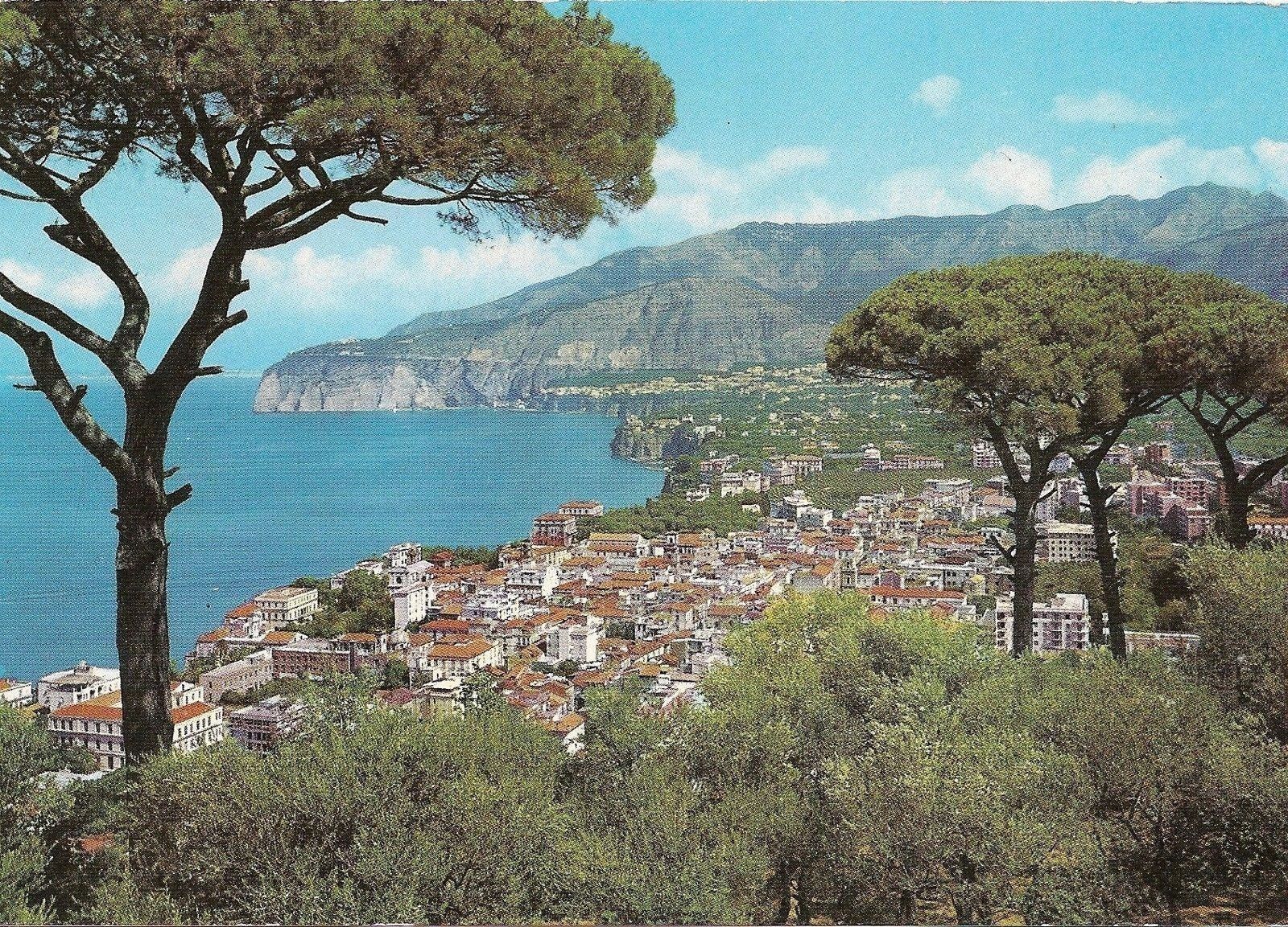 SORRENTO - PAN0RAMA DAL COLLE DEI PINI - V1964