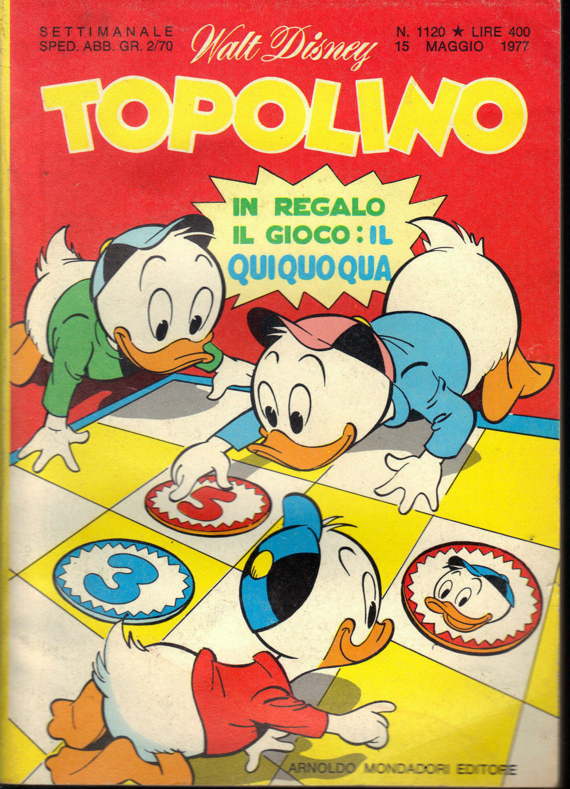 TOPOLINO N° 1120 - 15 MAGGIO 1977