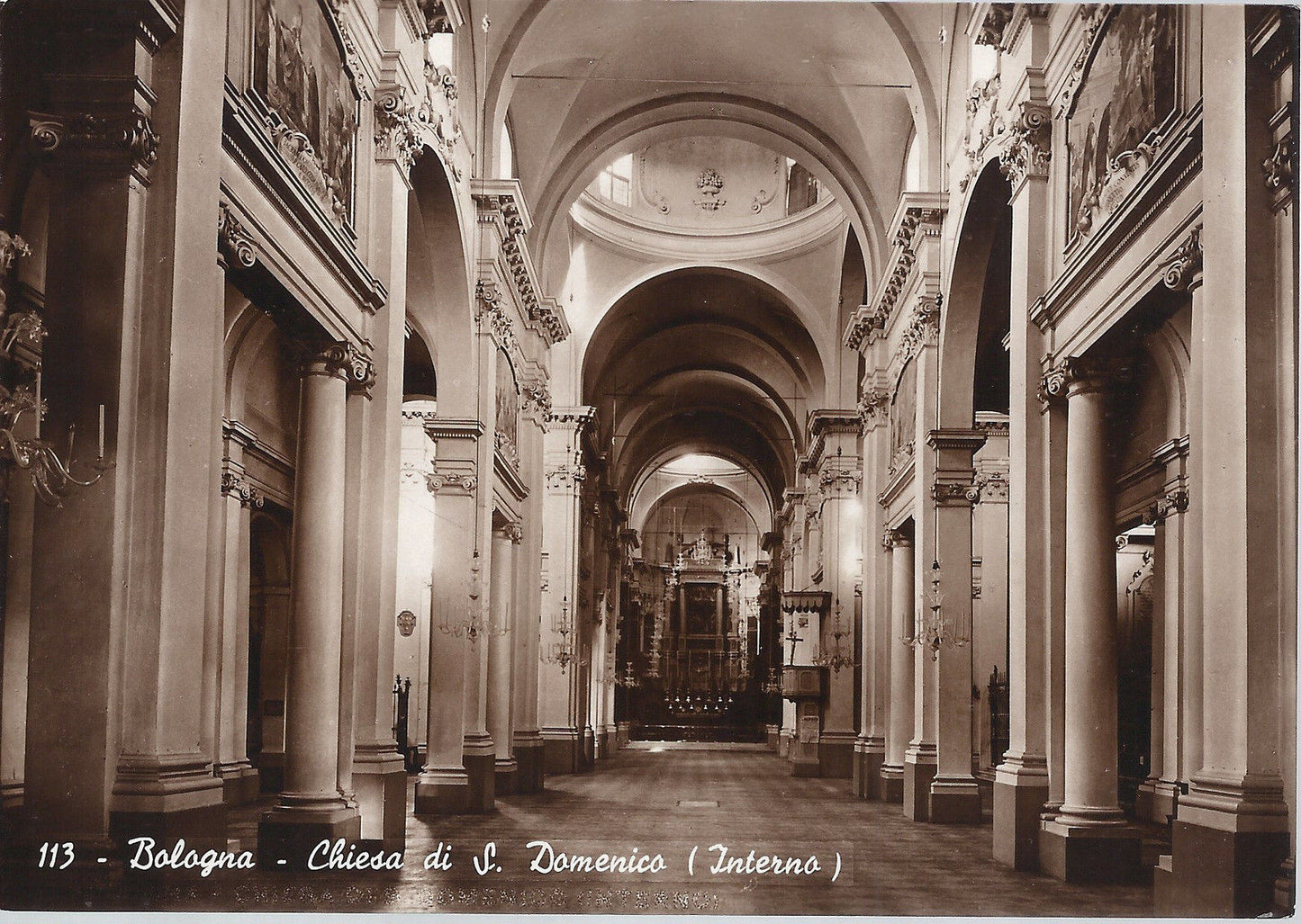BOLOGNA - CHIESA DI S. DOMENICO ( INTERNO ) - NV - FG - vira