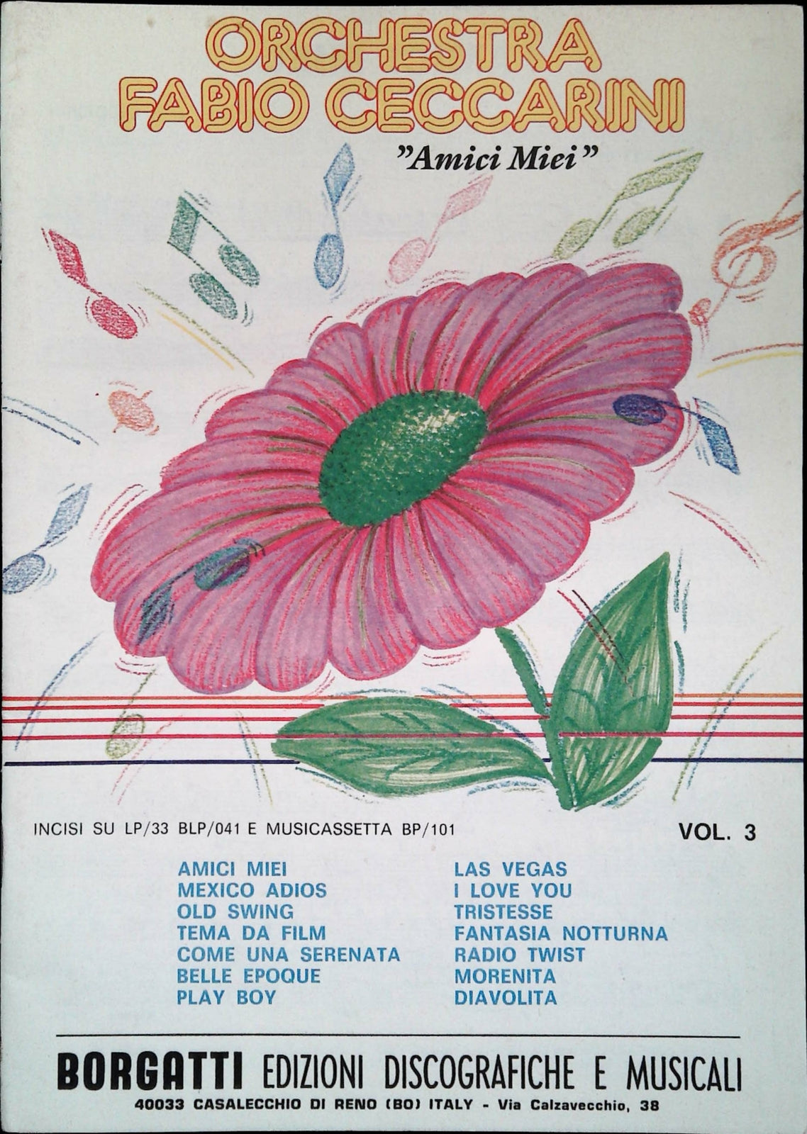 ORCHESTRA FABIO CECCARINI AMICI MIEI VOL. 3 - SPARTITO-SHEET MUSIC