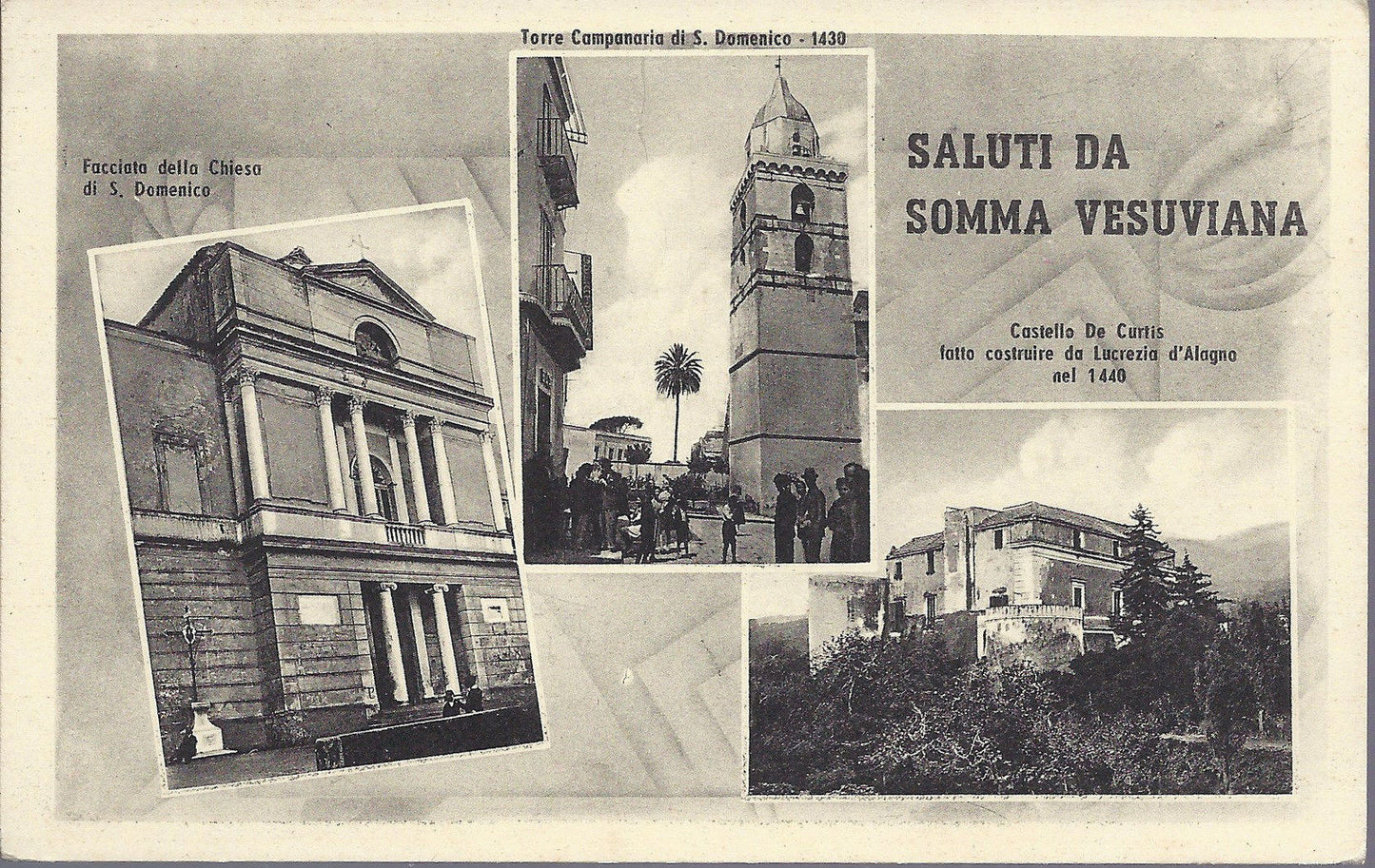 SOMMA VESUVIANA - SALUTI - 3 VEDUTE - NV - FP