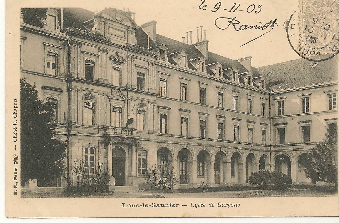 LONS-LE-SAUNIER - LYCEE DE GARCON - V1903