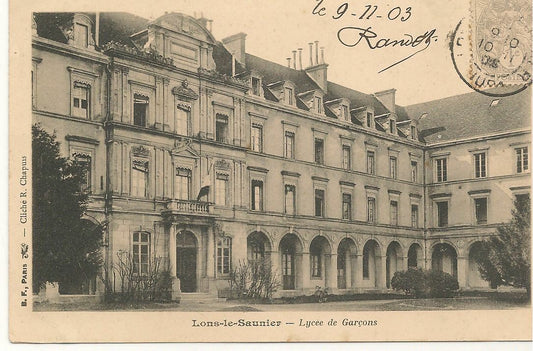 LONS-LE-SAUNIER - LYCEE DE GARCON - V1903