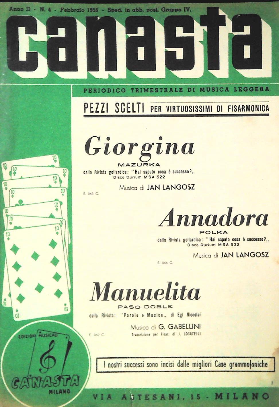 FISARMONICA - TRE BRANI - SPARTITO-SHEET