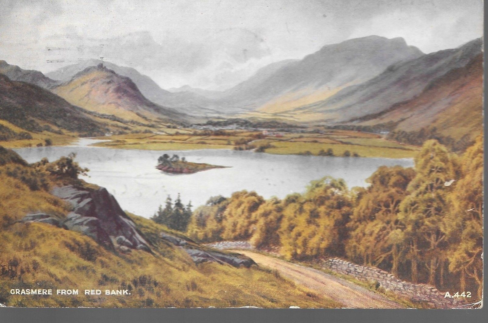 GRASMERE FROM RED BANK - PANORAMA - V/T1941