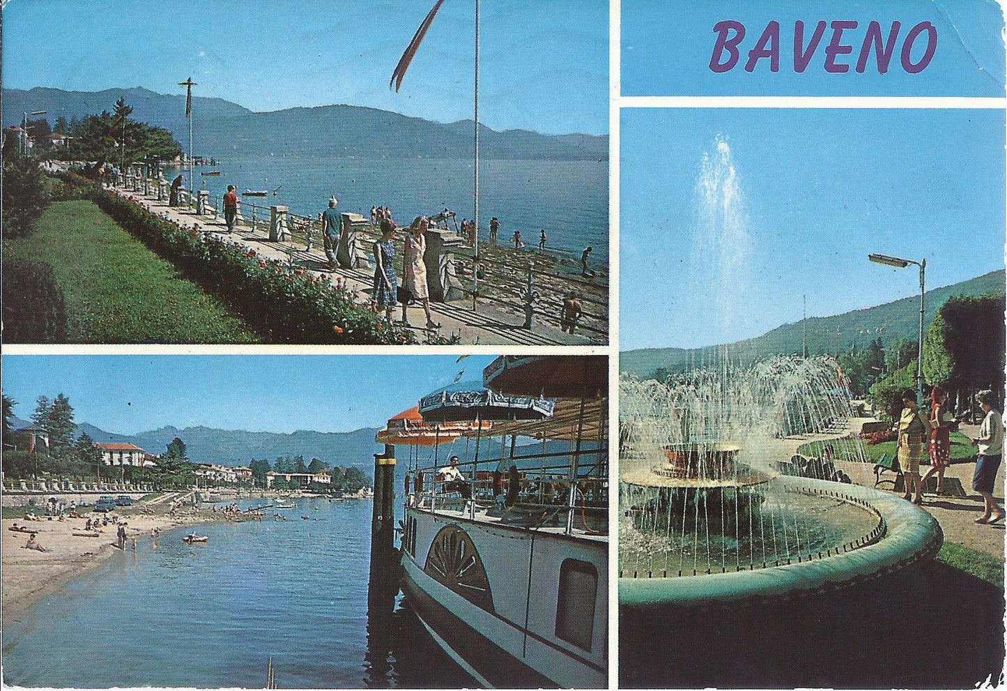 BAVENO - LAGO MAGGIORE - 3 VEDUTE - V1976